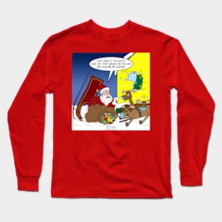 Reindeer Mask Problem Long Sleeve T-Shirt